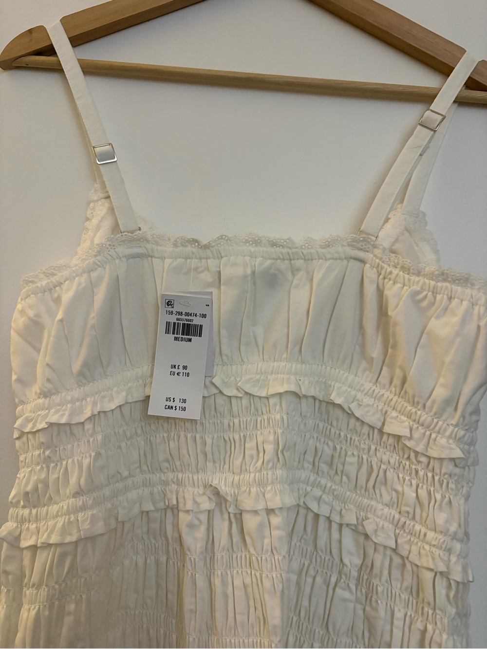 Abercrombie Bra-Free Smocked Drop-Waist Maxi Dress - Picture 8 of 10